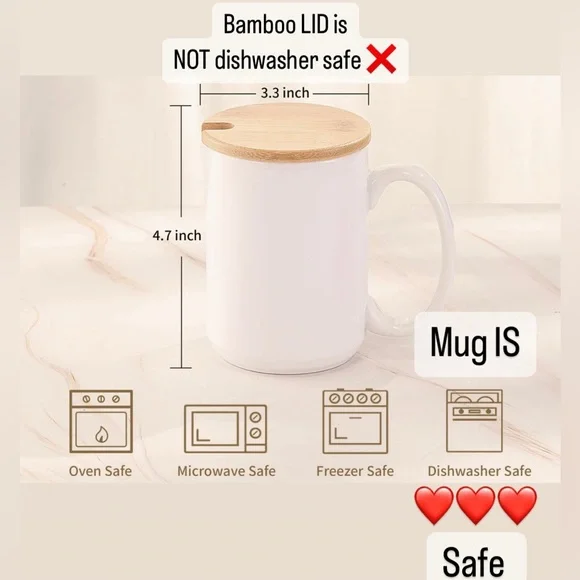 Handcrafted Luxury Novelty Coffee Mug - Picture 3 of 4